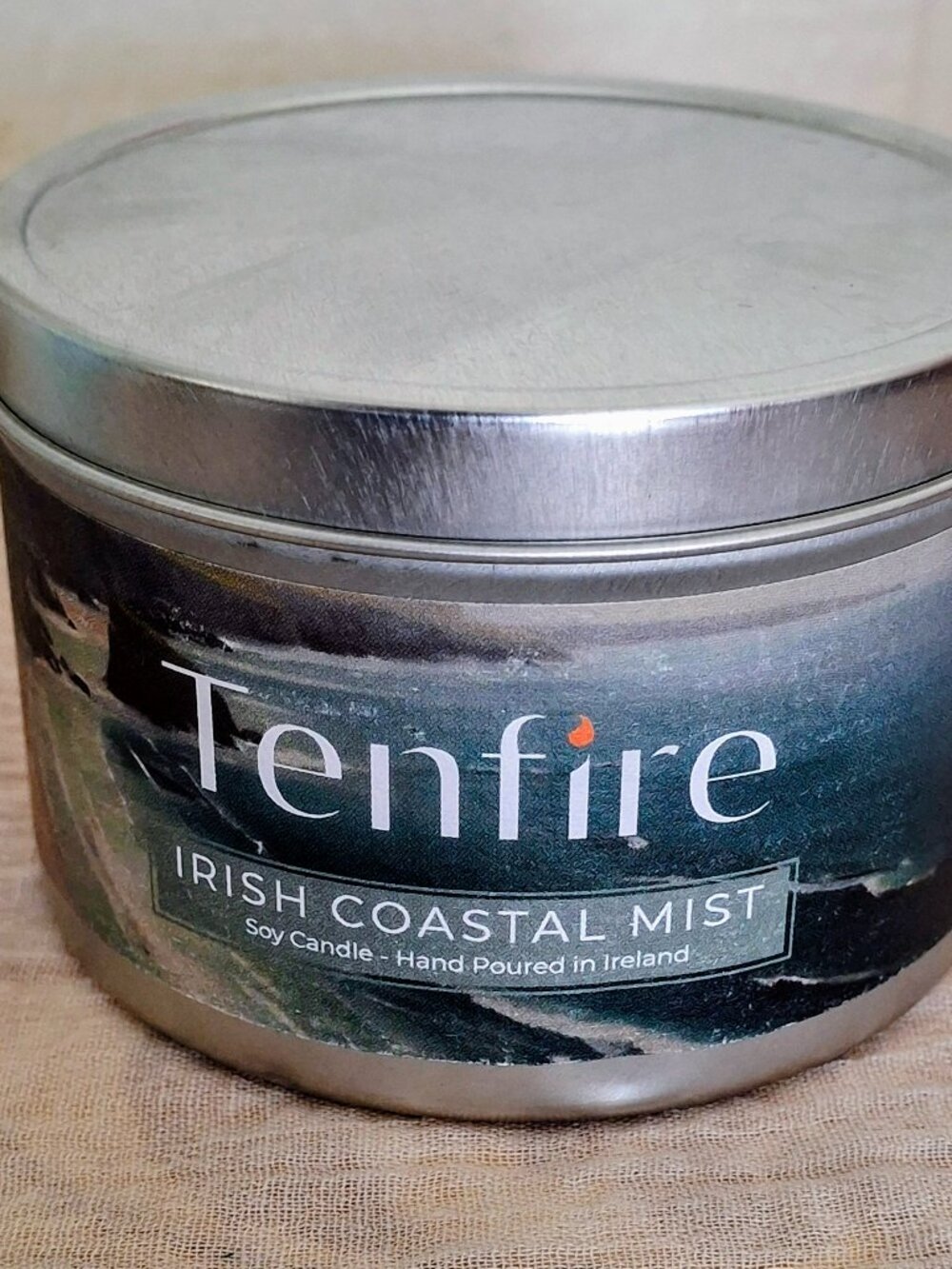 Tenfire Irish Coastal Mist Soy Candle